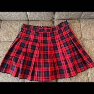 H&M plaid skirt size 12